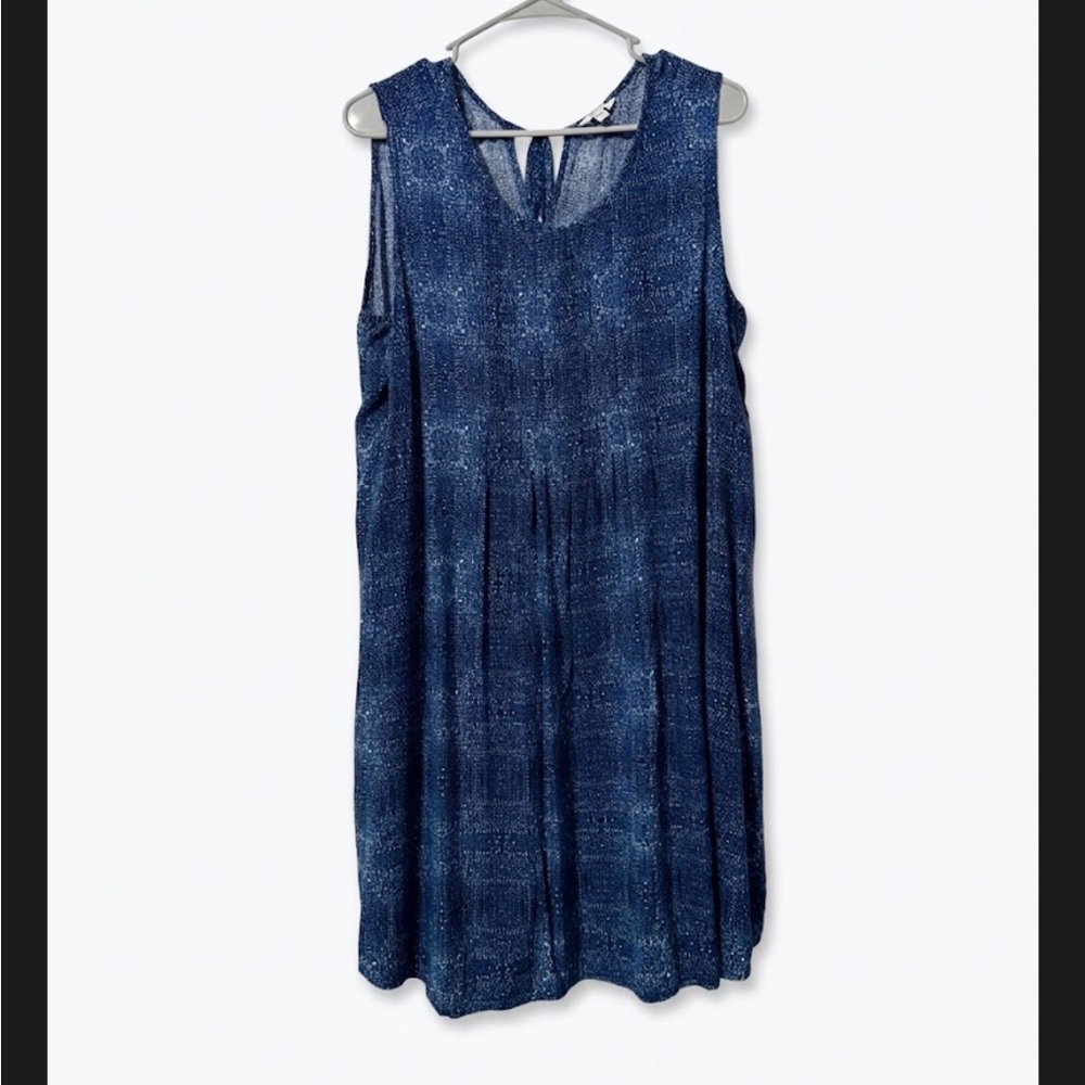Sleeveless Blue Dress